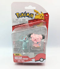 Load image into Gallery viewer, Pokemon Battle Figures Machop and Snubbull set in packaging.
