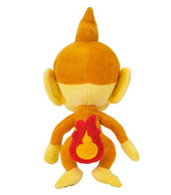 Load image into Gallery viewer, Chimchar 8" plush Pokemon toy with fire type features, suitable for ages 2 and up.
