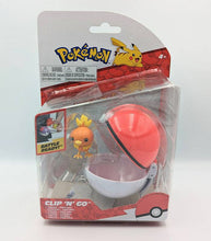Load image into Gallery viewer, Pokemon Clip 'N' Go Torchic action figure with Poke Ball in packaging.
