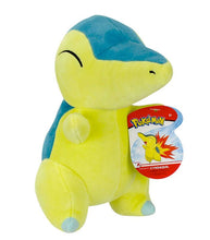 Load image into Gallery viewer, Cyndaquil 8" plush Pokemon toy, soft and detailed, ideal for fans and collectors.
