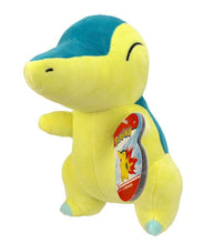 Load image into Gallery viewer, Cyndaquil 8" Plush Pokemon toy, soft and detailed, ideal for fans and kids over 2 years.
