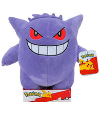 Load image into Gallery viewer, Gengar 12" plush Pokemon toy with vivid details and soft texture.

