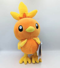 Load image into Gallery viewer, Torchic 8" Plush Pokemon toy, super soft and detailed for collectors and children ages 2+.
