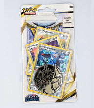 Load image into Gallery viewer, Pokémon TCG Silver Tempest Blister Pack featuring Magnemite, Magneton, Magnezone cards and Psyduck coin.
