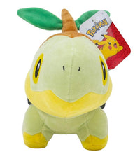 Load image into Gallery viewer, Turtwig 8" super soft plush Pokemon toy with detailed features.
