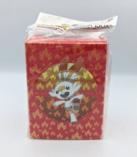 Load image into Gallery viewer, Pokémon Ultra Pro Scorbunny Deck Box with card divider.
