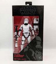 Load image into Gallery viewer, Star Wars The Black Series First Order Flametrooper action figure in display box.
