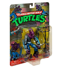 Load image into Gallery viewer, Teenage Mutant Ninja Turtles Classic Foot Soldier action figure in packaging with weapons.
