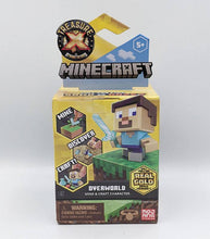 Load image into Gallery viewer, Treasure X Minecraft Overworld toy box featuring characters and adventures.
