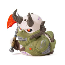 Load image into Gallery viewer, TUBBZ Doom Marauder Collectible Duck in iconic armor with battle axe.
