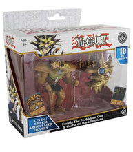 Load image into Gallery viewer, Yu-Gi-Oh! Exodia The Forbidden One and Castle Of Dark Illusions battle figure pack with exclusive cards in packaging.

